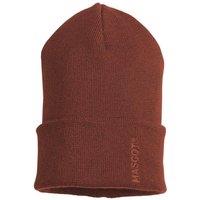 Mascot Men's Complete Ribbed Knitted Beanie in Light Red
