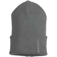 Mascot Men's Complete Ribbed Knitted Beanie in Pale Grey
