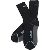 Mascot Men's Complete Manica Socks in Black | Size: 6-9