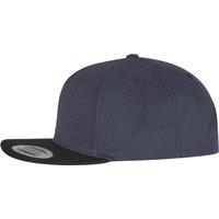 Flexfit Men's Yupoong 5 Panel Snapback Baseball Cap in Navy
