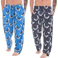 Keanu Men's Gamer Pyjama Bottoms Pack of 2 in Blue | Size: 2XL
