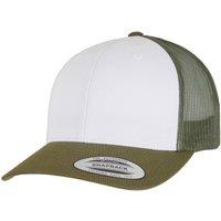 Flexfit by Yupoong Men's Retro Trucker Coloured Front Cap in Green
