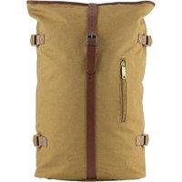 Jack Pyke Men's Leather Detailing Fold Up Rucksack in Fawn