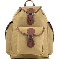 Jack Pyke Men's Canvas Leather Trim Backpack in Fawn