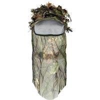 Jack Pyke Men's LLCS Oak Leaf Camo Baseball Cap with Veil in Green