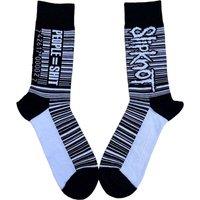 Slipknot Men's Barcode Socks in Black | Size: 7-11