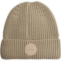 Lambretta Men's Logo Fleece Beanie in Stone
