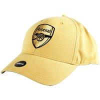 Arsenal FC Men's Crest Baseball Cap in Gold