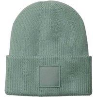 Beechfield Men's Tonal Patch Cuffed Beanie in Light Green