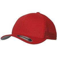 Flexfit Men's Mesh Trucker Cap in Red | Size: Large/XL