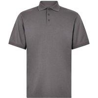 Kustom Kit Men's Jersey Superwash 60C Regular Polo Shirt in Charcoal | Size: Large