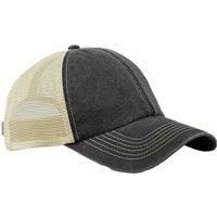 Beechfield Men's Vintage 6 Panel Trucker Cap in Dark Grey