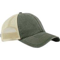Beechfield Men's Vintage 6 Panel Trucker Cap in Dark Green