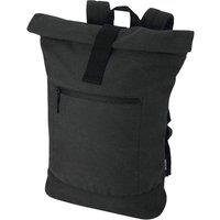 Floso Men's Zaino Canvas 16L Backpack in Black