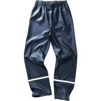 Result Recycled Men's PU Reflective Tape Waterproof Trousers in Navy | Size: Medium