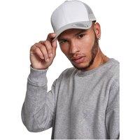 Flexfit Men's Retro Colour Block Trucker Cap in Red