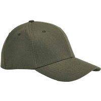 Beechfield Men's EarthAware Stretch Baseball Cap in Dark Olive | Size: S/M