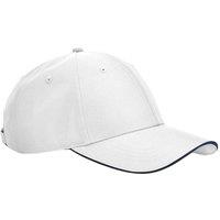 Beechfield Men's Team Sports-Tech Baseball Cap in White