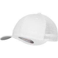 Flexfit Men's Mesh Trucker Cap in White | Size: Large/XL