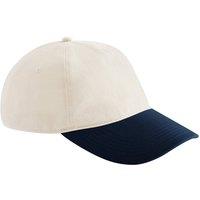 Beechfield Men's Leisure Contrast Peak Cap in Natural