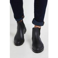 Dorothy Perkins Women's Sofia Elastic Gusset Chelsea Wellies in Black | Size: 7