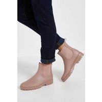 Dorothy Perkins Women's Sofia Elastic Gusset Chelsea Wellies in Pink | Size: 6