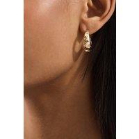 Accessorize Women's Celestial Diamant Hoop Earrings in Gold