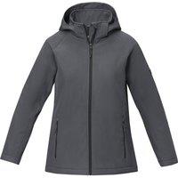 Elevate Women's Notus Padded Soft Shell Jacket in Grey | Size: XL