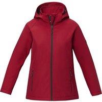 Elevate Women's Notus Padded Soft Shell Jacket in Red | Size: Large