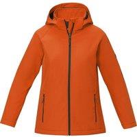 Elevate Women's Notus Padded Soft Shell Jacket in Orange | Size: Small