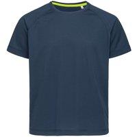 Stedman Active Women's Stedman Raglan Mesh T-Shirt XS in Mid Blue | Size: Medium