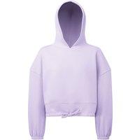 TriDri Women's Cropped Oversize Hoodie in Lilac | Size: Large/XL