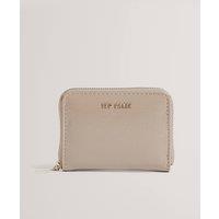 Ted Baker Women's Crinkle Icon Small Zip Around Purse Stone