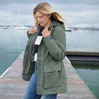 Lands' End Women's Squall Insulated Waterproof Coat in Green | Size: 20