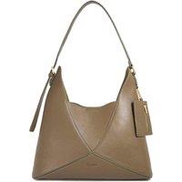 Dune London Women's 'Dinidearest' Leather Shoulder Bag in Khaki