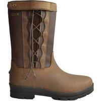 Brogini Women's Tetbury Grain Leather Country Boots in Brown | Size: 8