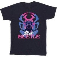 Blue Beetle Boy's Pose T-Shirt in Navy | Size: 9 Years