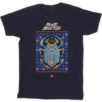 Blue Beetle Boy's Mosaic T-Shirt in Navy | Size: 3-4 Years
