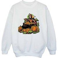 Disney Boy's Evil Queen Villains Halloween Sweatshirt in White | Size: 12-13 Years