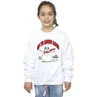 Star Wars Girl's Up To Snow Good Sweatshirt in White | Size: 12-13 Years
