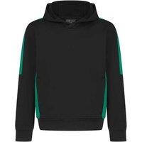 Finden & Hales Team Contrast Hoodie in Jet Black | Size: 5-6 Years