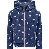 Trespass Girl's Breigh Fleece Jacket in Blue | Size: 11-12 Years