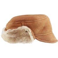 Eastern Counties Leather Men's Caxton Sheepskin Aviator Trapper Hat in Brown | Size: Large