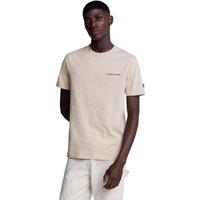 Lyle & Scott Men's Embroidered T-Shirt in Ivory | Size: XL