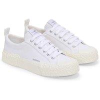 Superga Men's 2660 Stripe Big Bumpers Trainers in White | Size: 6.5