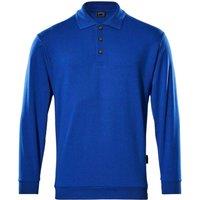 Mascot Men's Trinidad Crossover Polo Sweatshirt in Blue | Size: Large