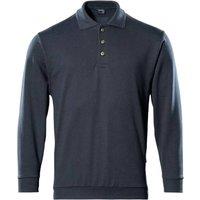 Mascot Men's Trinidad Crossover Polo Sweatshirt in Blue | Size: Small