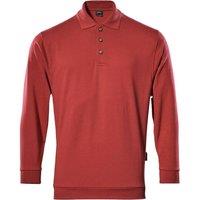 Mascot Men's Trinidad Crossover Polo Sweatshirt in Red | Size: Large