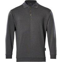 Mascot Men's Trinidad Crossover Polo Sweatshirt in Dark Grey | Size: XL