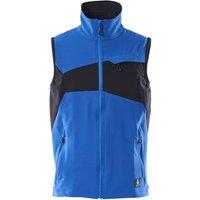 Mascot Men's Accelerate Two Tone 4 Way Stretch Lightweight Gilet in Bright Blue | Size: 4XL